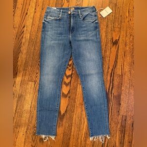 MOTHER Light Blue Skinny Jeans Size 28 NWT